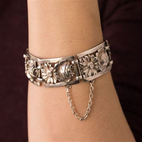 Bracelet Avec Initial En Argent