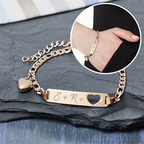 Bracelet Avec Initiale&nbsp;Couple