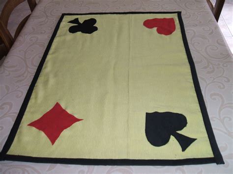 Tapis Jeu De Carte Carré