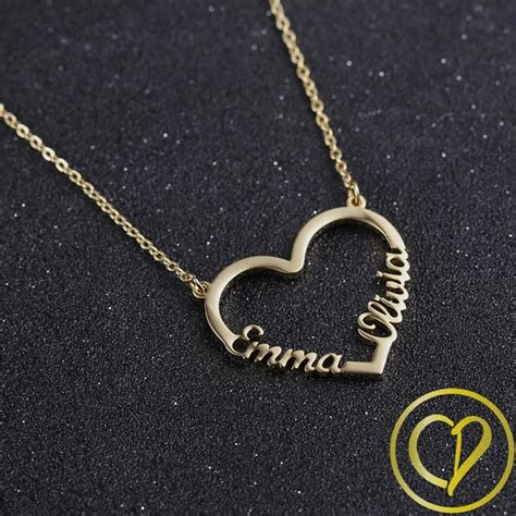 Collier Personnalisé Prénom Coeur
